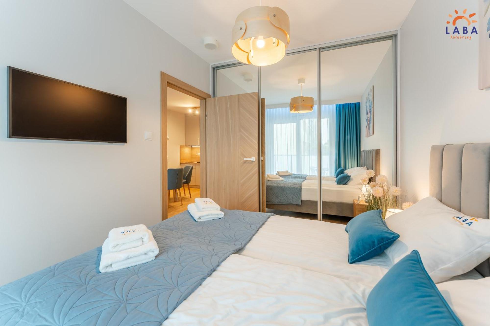 Laba Kolobrzeg Apartamenty Kollataja Z Parkingiem Buitenkant foto
